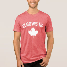 Elbows Upカナダ – カナ誇りを持ったディアン トライブレンドTシャツ