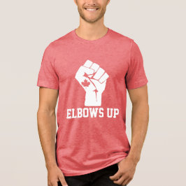 Elbows Upカナダ – カナ誇りを持ったディアン トライブレンドTシャツ