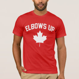 Elbows Upカナダ – カナ誇りを持ったディアン Tシャツ