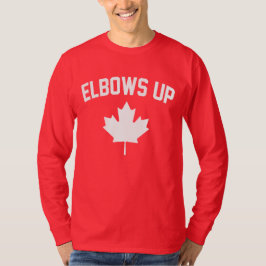 Elbows Upカナダ – カナ誇りを持ったディアン Tシャツ
