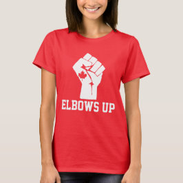 Elbows Upカナダ – カナ誇りを持ったディアン Tシャツ
