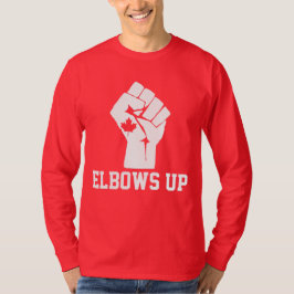 Elbows Upカナダ – カナ誇りを持ったディアン Tシャツ