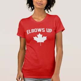 Elbows Upカナダ – カナ誇りを持ったディアン Tシャツ