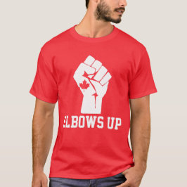 Elbows Upカナダ – カナ誇りを持ったディアン Tシャツ