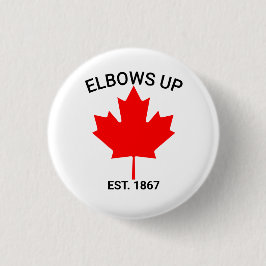 Elbows Up | カナダを応援 | カナダ万歳 |  缶バッジ