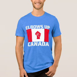 Elbows Up Canada – カナディアン誇りを持った州 トライブレンドTシャツ