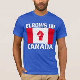 Elbows Up Canada – カナディアン誇りを持った州 Tシャツ