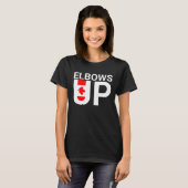Elbows Up Canada 51stシャツ、アンチ – トランプ販売 Tシャツ (正面フル)