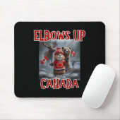 Elbows Up Canada Est 1867 Canadian 誇りを持った Strong C マウスパッド (マウス)