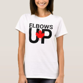Elbows Up Canada Never 51st Tシャツ、アンチ – トランプ Tシャツ