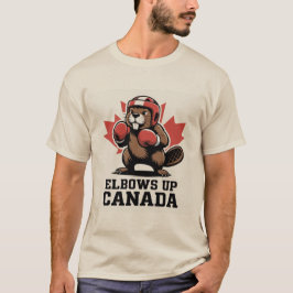 Elbows Up Canada Proud Tシャツ