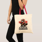 Elbows Up Canada | Quirky Canadian Pride Gift トートバッグ (正面(商品))