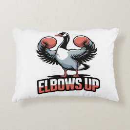 Elbows Up – Fighting Canadian Goose アクセントクッション