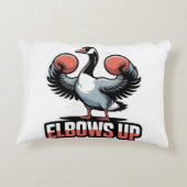 Elbows Up – Fighting Canadian Goose アクセントクッション (裏面)