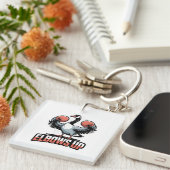 Elbows Up – Fighting Canadian Goose キーホルダー (正面右)