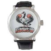 Elbows Up – Fighting Canadian Goose 腕時計 (正面)