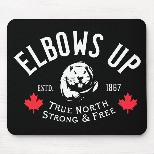 Elbows Up! Mouse Pad マウスパッド (正面)