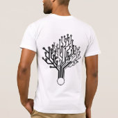 ELCの人の白いTシャツ Tシャツ (裏面)