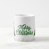 Elch mit Baum コーヒーマグカップ (中央)