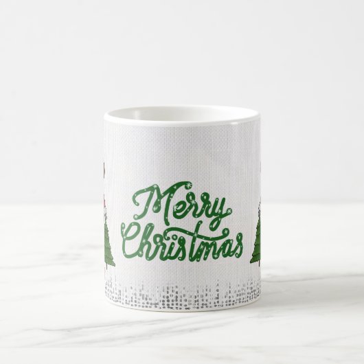 Elch mit Baum  コーヒーマグカップ (中央)