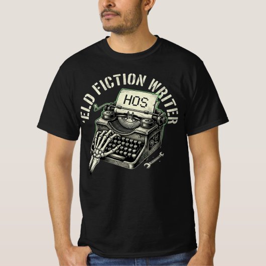 ELD Fiction Writer  Trucker Gift Tシャツ (正面)