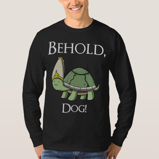 Elden Ring Praise The Dog Behold Dog Meme Tシャツ (正面)