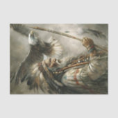 Elder Chief & Landing Eagle Decoupage 薄葉紙 (正面)