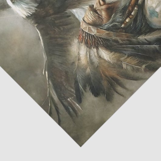 Elder Chief & Landing Eagle Decoupage 薄葉紙 (詳細)