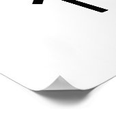 Elder futhark runes ポスター (角)