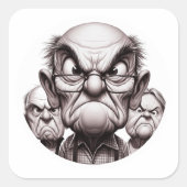 "Elder Glare Sticker Pack" スクエアシール (正面)