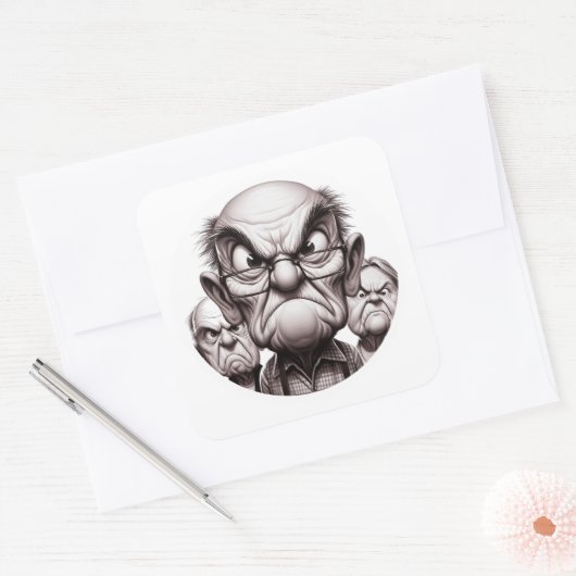 "Elder Glare Sticker Pack" スクエアシール (封筒)