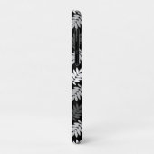 Elder Leaf Pattern Black White Grey Case-Mate iPhoneケース (裏面/左)