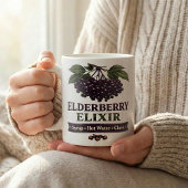 Elderberry Elixir Cozy Winter Recipe コーヒーマグカップ