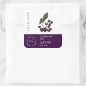 Elderberry Small Businessラベル スクエアシール (バッグ)