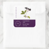 Elderberry Small Businessラベル スクエアシール (バッグ)
