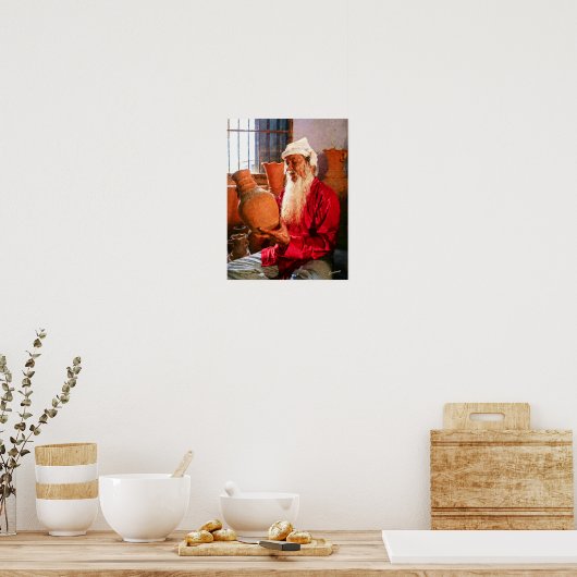 Elderly Potter ポスター (キッチン)