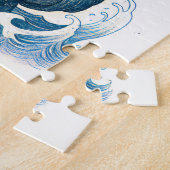 Elderly Sailor with Seal ジグソーパズル (側面)