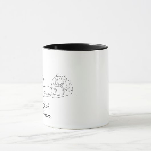 Elders Personalized Name Date Mother マグカップ (中央)