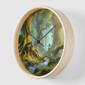 Eldertree Haven – The Hidden Realm 壁時計 (傾斜)