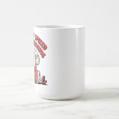 ELDERY LADY FALLS OVER CHRISTMAS  コーヒーマグカップ (中央)