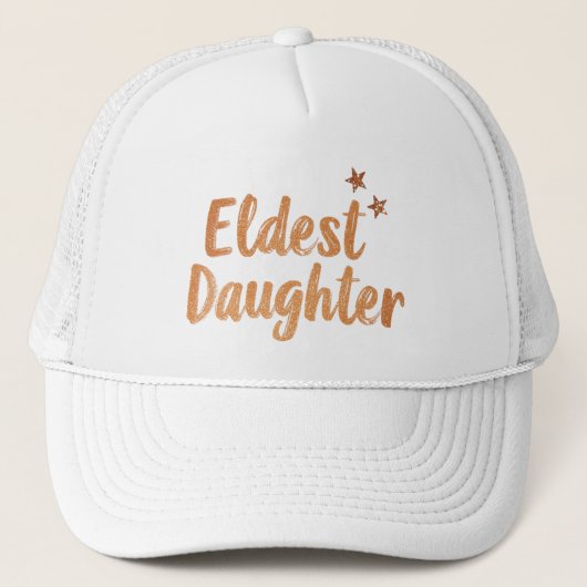 Eldest Daughter Hat, old daughter gift キャップ (正面)