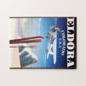 Eldoraコロラド旅行のポスター。 ジグソーパズル (横)