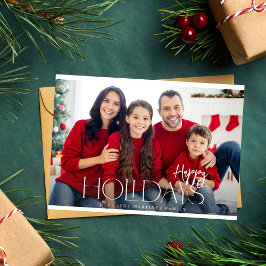 Eleミニマルモダンリストハッピーホリデー写真