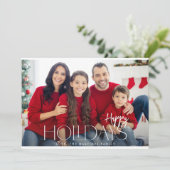 Eleミニマルモダンリストハッピーホリデー写真 (スタンド正面)