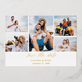 Ele Chic 5写真数々の日付を保存 箔招待状