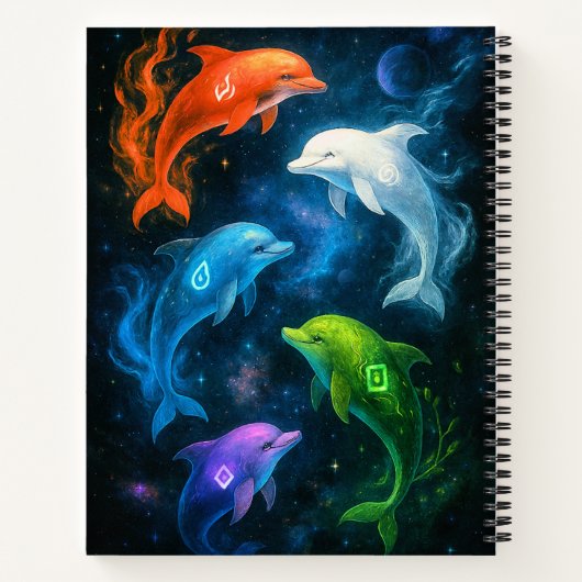 Ele-Dolphins ノートブック (裏面)