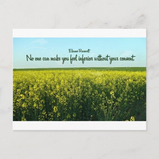 Eleanor Rooseveltのインスピレーション ポストカード (正面)