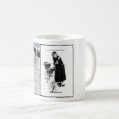 EleanoreのdeLong Playa del Reyの猫の女性 コーヒーマグカップ (正面右)