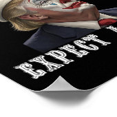 Elect A Clown Expect A Circus Funny Anti Trump  ポスター (角)