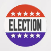 Election Button ラベル (デザイン2)